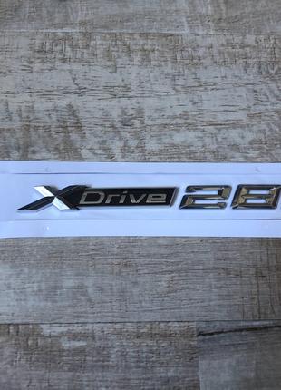 Шильдик Емблема Напис БМВ BMW XDrive 28i X1 X2 X3 X4 X5 X6