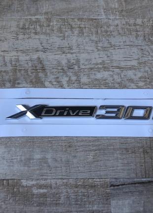 Шильдик Емблема Напис БМВ BMW XDrive 30i X1 X2 X3 X4 X5 X6