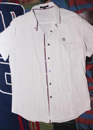 Итальянская рубашка с коротким рукавом gucci оригинал