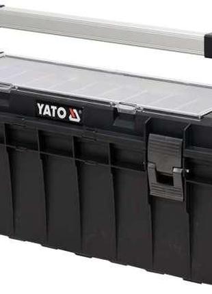 Ящик для инструментив YATO, з органайзером з 9 комирками, 650х...