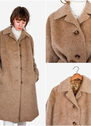 Шуба-пальто 100% лама/альпака винтажная 70х-80х годов германия...