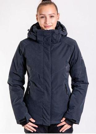 Зимова однотонна стильна термо мембранна куртка