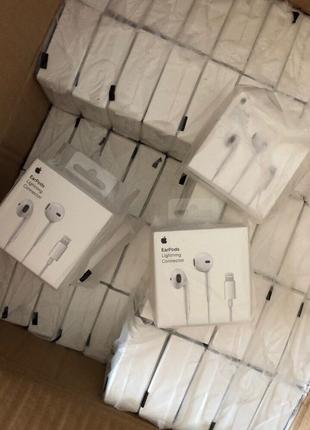 Наушники Apple EarPods Lightning/100% Original/Ориг ЕарПодс/3.5mm