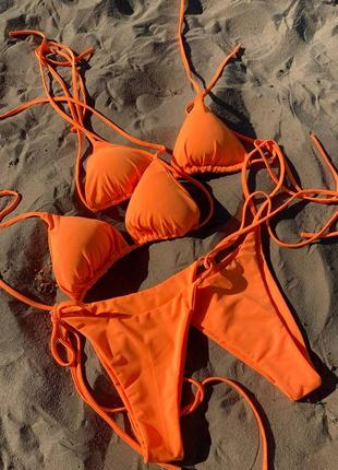 Купальник swimsuit помаранчевий new 2022 всі розміри