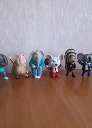 Коллекция Игрушки McDonalds Happy Meal из мультфильма Пой, sing