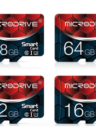 Карта памяти microSDHC Microdrive 64Gb 64Gb Черный