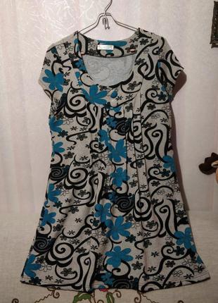 Платье сарафан туника теплое (пог 55-60 см) 72