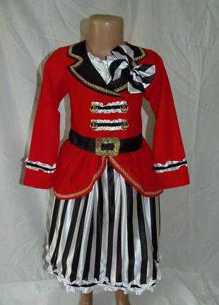 Карнавальна сукня піратки на 7-8 років