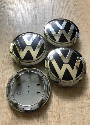 Ковпачки заглушки на диски Фольсваген VW 69 мм для дисків Аудіо