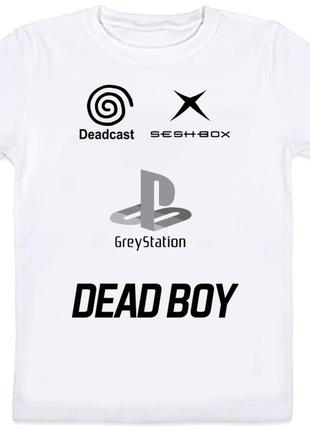 Детская футболка bones / sesh - deadboy greystation seshbox de...