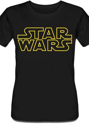 Женская футболка star wars (logo)