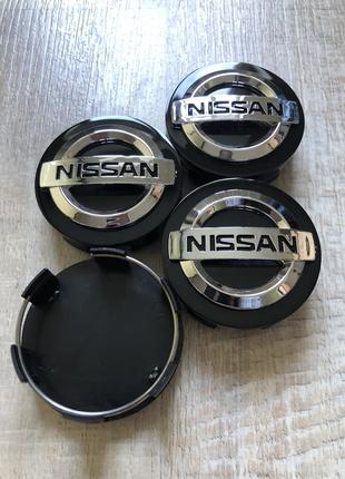 Колпачки заглушки на литые диски Ніссан Ниссан Nissan 60мм