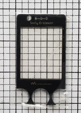 Стекло дисплея Sony Ericsson W660 черный