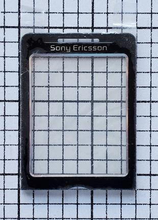 Стекло дисплея Sony Ericsson K550 черный