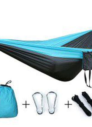 Подвесной нейлоновый туристический гамак Travel hammock