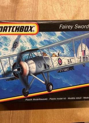 Збірна модель літака Matchbox Fairey Swordfish II/III 1:72