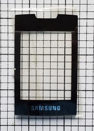 Стекло дисплея Samsung D880 черный