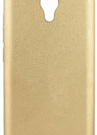 Накладка Case Leather для Meizu M5 Gold