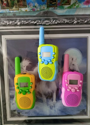 Детская рация walkie talkie 3 шт. детские рации
