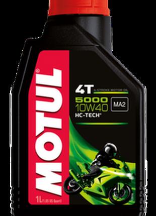 Масло моторное для мотоциклов полусинтетическое MOTUL 5000 4T ...