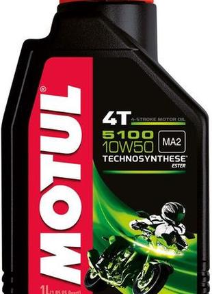 Масло моторное для мотоциклов Technosynthese MOTUL 5100 4T SAE...