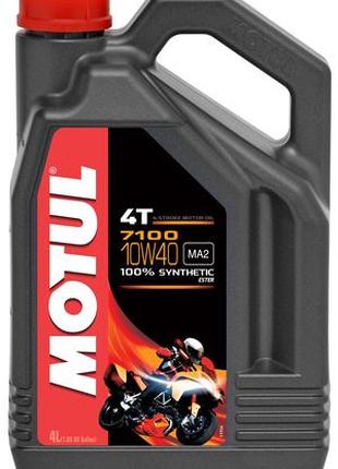 Масло моторное для мотоциклов синтетическое MOTUL 7100 4T SAE ...