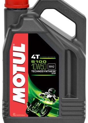 Масло моторное для мотоциклов Technosynthese MOTUL 5100 4T SAE...