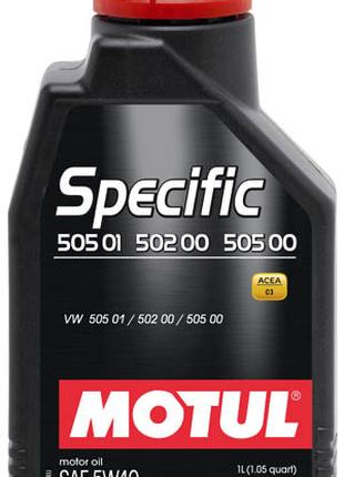 Масло моторное синтетическое MOTUL SPECIFIC 505 01 502 00 505 ...