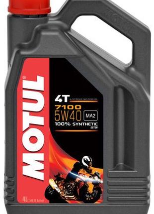 Масло моторное для мотоциклов синтетическое MOTUL 7100 4T SAE ...