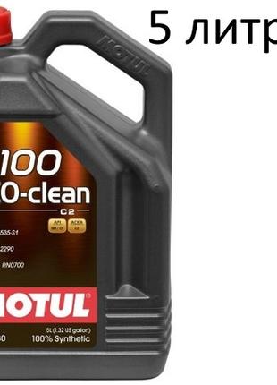 Масло моторное 5W-30 (5л.) Motul 8100 Eco-clean 100% синтетиче...