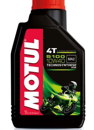 Масло моторное для мотоциклов Technosynthese MOTUL 5100 4T SAE...