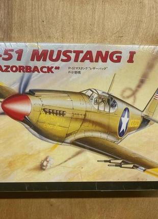 Збірна модель літака Italeri P-51 Mustang I "Razorback" 1:72