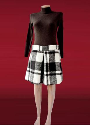 Стильная, модная, теплая юбка asos в клетку. размер uk12eur40 ...