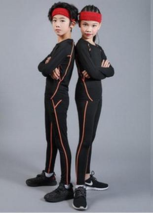 Детское термобелье thermal underwear fenta winter black/orange...