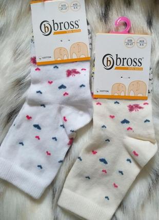 Носки bross деми на 3-5р для девочек брос турочница носки