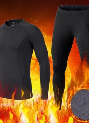 Термобелье для мужчин thermal underwear winter fenta black adu...