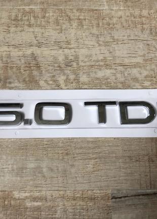 Шильдик на багажник Ауди, напис на багажник Ауди, Audi 5.0TDI,...