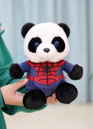 Игрушка панда мягкая spider-man