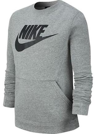 Nike sportswear club crew свитшот худи на рост 158-170см оригинал