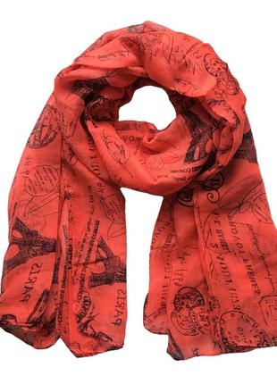 Розпродаж! жіночий шарф париж 90,0 х 180,0 см 18061 (сезон вес...
