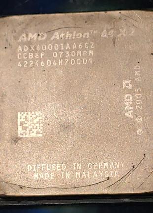 Процессор сокет АМ2 AMD Athlon 64 X2 6000+ ADX6000IAA6CZ 125W