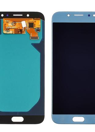 Дисплей для Samsung J730 Galaxy J7 (2017) с голубым тачскрином...