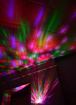 Світлодіодна LED-лампа RGB Світиться під музику Міні диско куля
