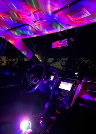 Кольорова LED Підсвітка в Авто в Кімнату в Машину RGB Cвітлому...