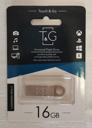USB флеш накопитель 16 GB T&G; TG026 (с отверстием для ключей)