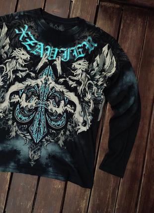 Бомбезний лонгслів xzavier by affliction/xtreme couture neon c...
