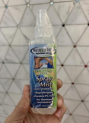 Натуральный дезодорант-спрей сша spray mist, body deodorant