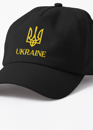 Кепка унісекс з патріотичним принтом ukraine украина тризуб