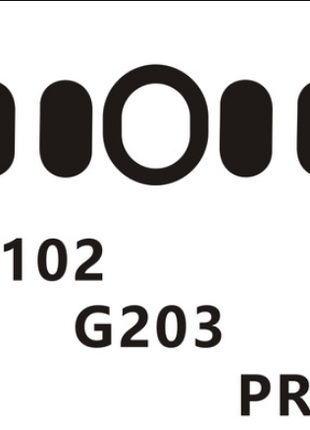 Тефлонові ніжки глайды 3M для Logitech G102, G203, G PRO