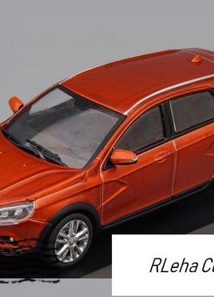 Lada Vesta SW Cross (2017). Автолегенди. Нова Епоха. Масштаб 1:43